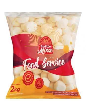 PAO QUEIJO 25G TRADICAO MINAS 02KG CX/6