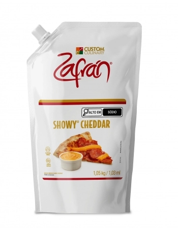 MOLHO CHEDDAR POUCH 1,05KG ZAFRAN CX/5 PCT