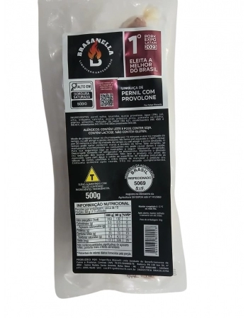 LING FRESCAL PERNIL C/ PROVOLONE 500G BRASANELLA CX/12 PCT