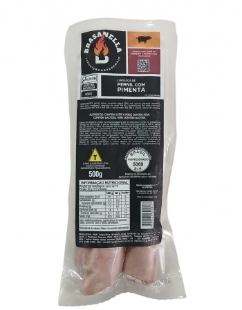 LING FRESCAL PERNIL C/PIMENTA 500G BRASANELLA CX/12 PCT