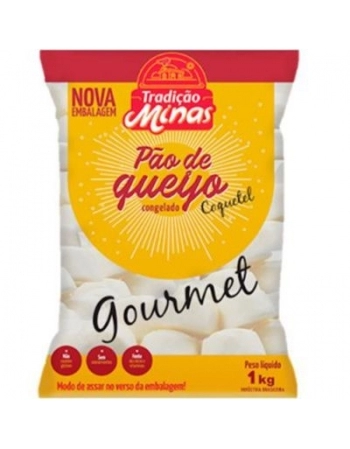PAO DE QUEIJO 63G TRADICAO MINAS 1KG CX/12 PCT