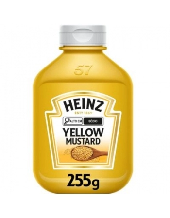 MOSTARDA FRASCO 255G HEINZ CX/16 UN