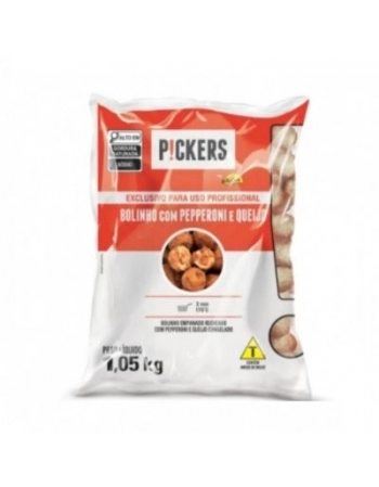 BOLINHO PEPPERONI 1,05KG PICKERS CX/05 PCT