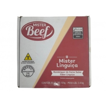 HB LINGUICA 120G MISTER BEEF CX/20 UN