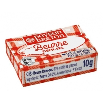 MANTEIGA C/SAL 10G PAYSAN BRETON CX/100 UN