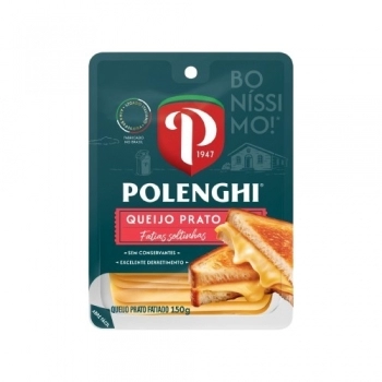 QUEIJO PRATO FATIADO 150G POLENGHI CX/24 PC
