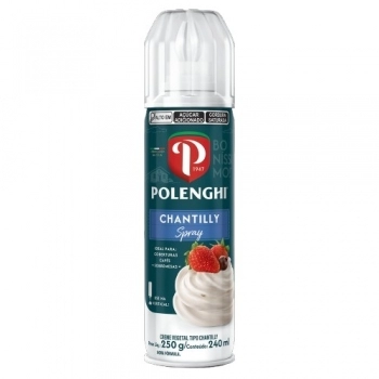 CREME CHANTILLY SPRAY 250G POLENGHI CX/12 UN