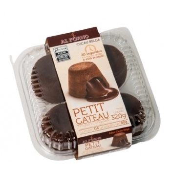 PETIT GATEAU 80G AL FORNO PC/04 UN CX/10 PC
