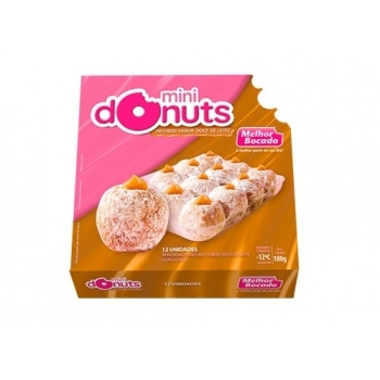 MINI DONUTS 18G BOMBOM DOCE LEITE MB PC/06 UN CX/12 PC