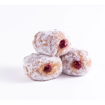MINI DONUTS 18G BOMBOM FRUTAS VERM MB PC/06 UN CX/12 PC