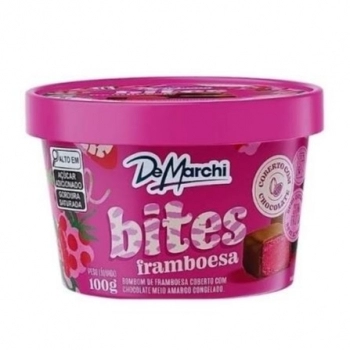 BOMBOM DE FRAMBOESA COM CHOC BITES 100G CX/12 PT